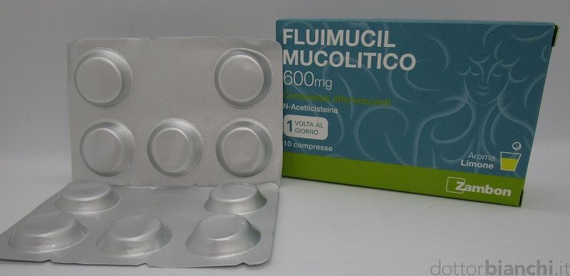 Fluimucil 600 mg compresse effervescenti: a cosa serve e quando usarlo